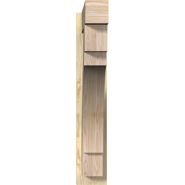 Merced Block Rough Sawn Outlooker, Douglas Fir, 6W X 30D X 34H